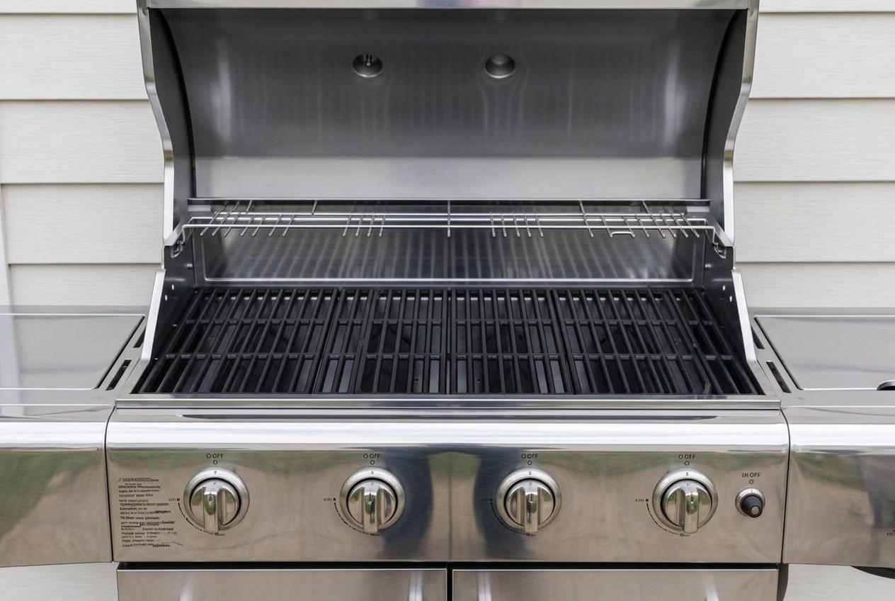 After professional grill cleaning